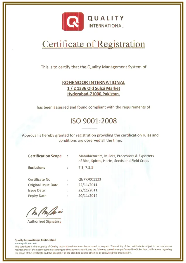 Certificate wall at the Kohenoor export office